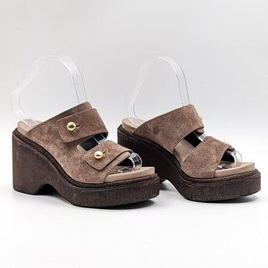 Rag&Bone Women Sommer Platform Wedge Slide Sandals size 7.5US EUR 37.5
